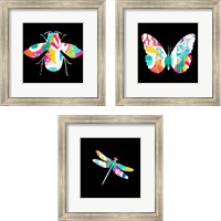 Framed 'Insect 3 Piece Framed Art Print Set' border=