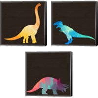 Framed Dino 3 Piece Canvas Print Set