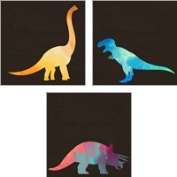 Framed 'Dino 3 Piece Art Print Set' border=