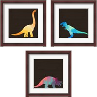 Framed Dino 3 Piece Framed Art Print Set