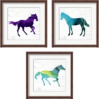 Framed Horse 3 Piece Framed Art Print Set