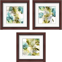Framed Flower Facets 3 Piece Framed Art Print Set