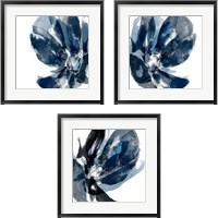 Framed Blue Exclusion 3 Piece Framed Art Print Set