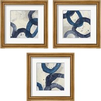 Framed Blue System 3 Piece Framed Art Print Set