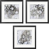 Framed Neutral Swipe 3 Piece Framed Art Print Set