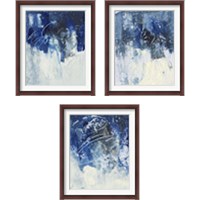 Framed 'Sky Fall 3 Piece Framed Art Print Set' border=
