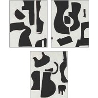 Framed 'Six String 3 Piece Art Print Set' border=