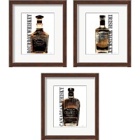 Framed Bourbon Whiskey 3 Piece Framed Art Print Set