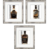 Framed Bourbon Whiskey 3 Piece Framed Art Print Set