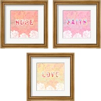 Framed 'Inspire  3 Piece Framed Art Print Set' border=