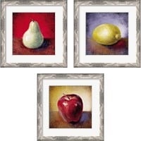 Framed Still Life Fruit 3 Piece Framed Art Print Set