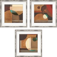 Framed 'Visionary 3 Piece Framed Art Print Set' border=
