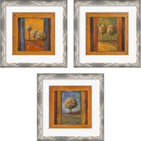 Framed 'Lonely Trees 3 Piece Framed Art Print Set' border=