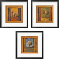 Framed 'Lonely Trees 3 Piece Framed Art Print Set' border=