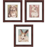 Framed Bunny  3 Piece Framed Art Print Set