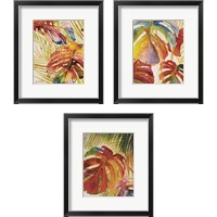 Framed Tropic Botanicals 3 Piece Framed Art Print Set