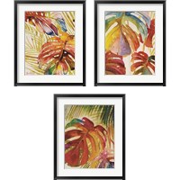 Framed Tropic Botanicals 3 Piece Framed Art Print Set