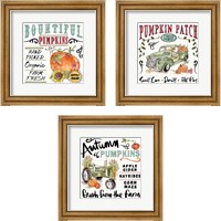 Framed Harvest Times 3 Piece Framed Art Print Set