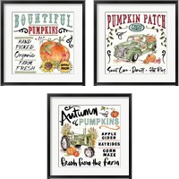 Framed Harvest Times 3 Piece Framed Art Print Set