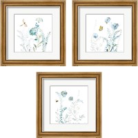 Framed 'Blues of Summer 3 Piece Framed Art Print Set' border=