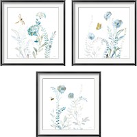 Framed Blues of Summer 3 Piece Framed Art Print Set