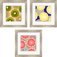 Framed Colorful Fruit 3 Piece Framed Art Print Set