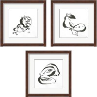 Framed Black & White Fruit 3 Piece Framed Art Print Set