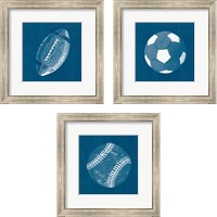 Framed Ball Four Blueprint 3 Piece Framed Art Print Set