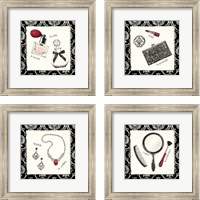 Framed Cosmetique 4 Piece Framed Art Print Set