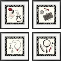 Framed Cosmetique 4 Piece Framed Art Print Set