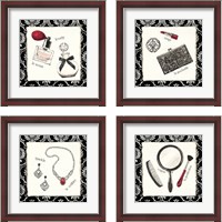 Framed Cosmetique 4 Piece Framed Art Print Set