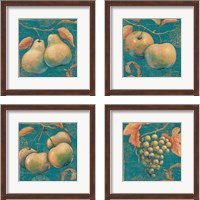 Framed 'Lovely Fruits 4 Piece Framed Art Print Set' border=