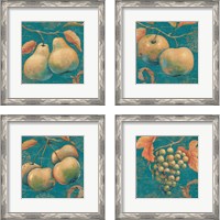 Framed 'Lovely Fruits 4 Piece Framed Art Print Set' border=