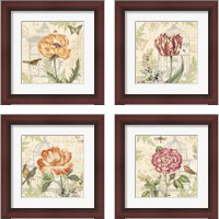 Framed Floral Nature Trail 4 Piece Framed Art Print Set