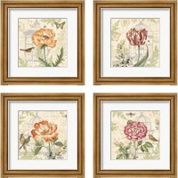 Framed Floral Nature Trail 4 Piece Framed Art Print Set