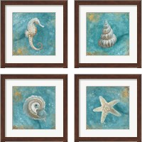 Framed Treasures from the Sea 4 Piece Framed Art Print Set