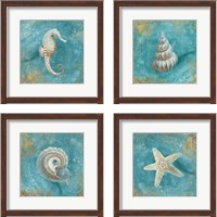 Framed Treasures from the Sea 4 Piece Framed Art Print Set