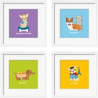 Framed Good Dogs 4 Piece Framed Art Print Set