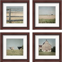 Framed Neutral Country 4 Piece Framed Art Print Set