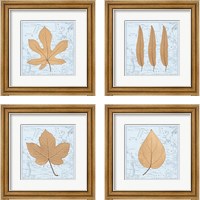 Framed 'Nature's Profile 4 Piece Framed Art Print Set' border=