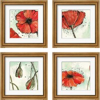 Framed Not a California Poppy 4 Piece Framed Art Print Set