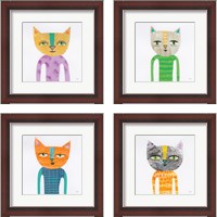 Framed Cool Cats 4 Piece Framed Art Print Set