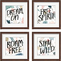 Framed April Showers Inspiration 4 Piece Framed Art Print Set