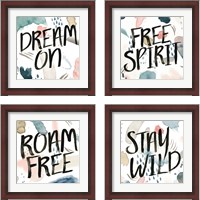 Framed April Showers Inspiration 4 Piece Framed Art Print Set