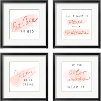 Framed Beauty and Sass 4 Piece Framed Art Print Set