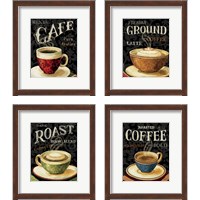 Framed Today's Coffee 4 Piece Framed Art Print Set