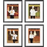 Framed Chef's Specialties 4 Piece Framed Art Print Set