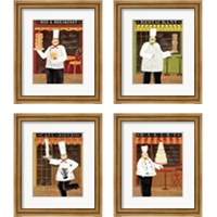 Framed Chef's Specialties 4 Piece Framed Art Print Set