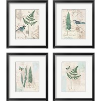 Framed En Bleu 4 Piece Framed Art Print Set