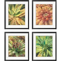 Framed 'Nature Delight 4 Piece Framed Art Print Set' border=